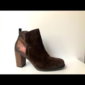 Paul Green Brown Suede Ankle Boot Size 8